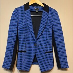 CARTISE Vintage Checked Tailored Fit Blazer
